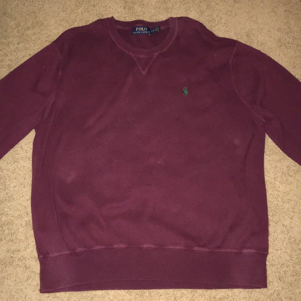 Red men’s Ralph Lauren sweater